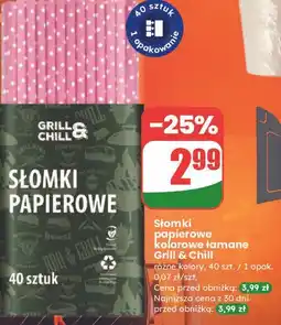 Dino Słomki papierowe Grill & Chill oferta