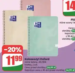 Dino Kołozeszyt a5/80k kratka Oxford oferta