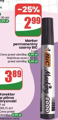 Dino Marker permamentny 2000 czarny Bic Marking oferta