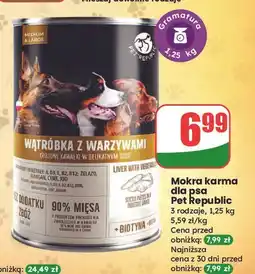 Dino Karma dla psa wątróbka z warzywami Pet Republic oferta
