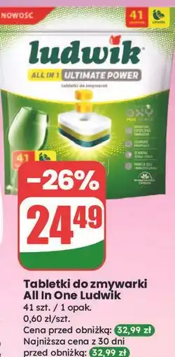 Dino Tabletki do zmywarki lemon Ludwik Ultimate Power oferta