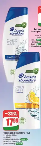 Dino Szampon do włosów citrus fresh Head&Shoulders oferta