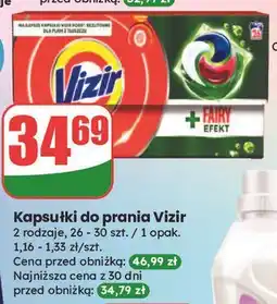 Dino Kapsułki do prania fairy effekt Vizir Platinum Pods oferta