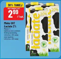 Polomarket Mleko UHT 2% Łaciate oferta