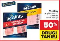 Carrefour Wędliny w plastrach Krakus oferta