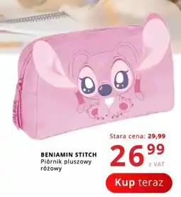 Poczta Polska BENIAMIN STITCH Piórnik pluszowy różowy oferta