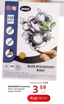 Poczta Polska BENIAMIN Premium Blok rysunkowy biały oferta