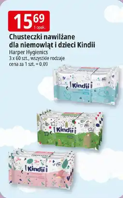 E.Leclerc Chusteczki nawilżane dla niemowląt i dzieci Kindii Harper Hygienics oferta