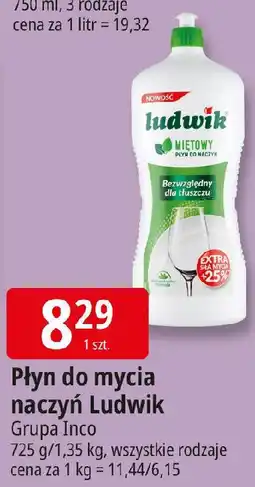 E.Leclerc Płyn do mycia naczyń Ludwik Grupa Inco oferta