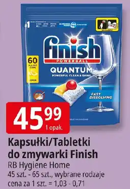 E.Leclerc Kapsułki/Tabletki do zmywarki Finish RB Hygiene Home oferta