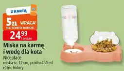 E.Leclerc Miska na karmę i wodę dla kota Niceplace oferta