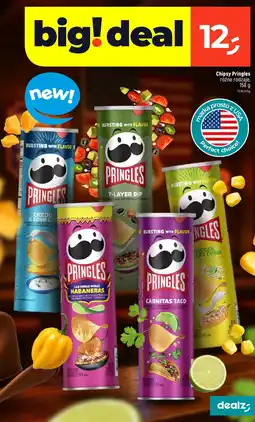 Dealz Chipsy Pringles różne rodzaje oferta