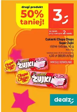 Dealz Cukierki Chupa Chups Super Żujki różne rodzaje oferta