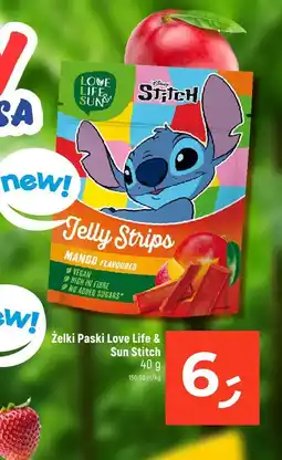 Dealz Żelki paski Love Life & Sun Stitch o smaku mango oferta