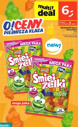 Dealz Żelki Śmiejżelki Happies kwaśne Nimm2 oferta