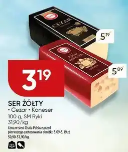 Chata Polska Ser żółty Cezar/Koneser SM Ryki oferta
