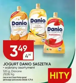 Chata Polska Jogurt Danio saszetka wybrany asortyment Danone oferta