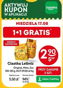 Żabka Ciastka Leibniz Original, Minis, Zoo oferta