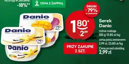 Żabka Serek Danio różne rodzaje oferta