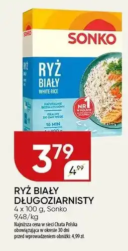 Chata Polska Ryż biały długoziarnisty Sonko oferta