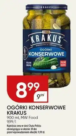 Chata Polska Ogórki konserwowe Krakus oferta