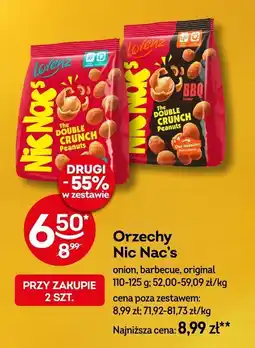 Żabka Orzechy Nic Nac's onion, barbecue, original Lorenz oferta
