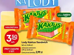 Żabka Lody Kaktus Sandwich oferta