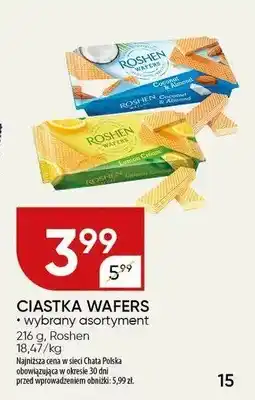 Chata Polska Ciastka wafers wybrany asortyment Roshen oferta