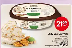 Żabka Lody Jak Dawniej bakaliowe/śmietanka-wiśnia/jogurtowe z porzeczką oferta
