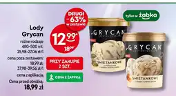 Żabka Lody Grycan różne rodzaje oferta