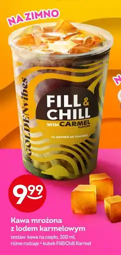 Żabka Kawa mrożona z lodem karmelowym Fill&Chill oferta