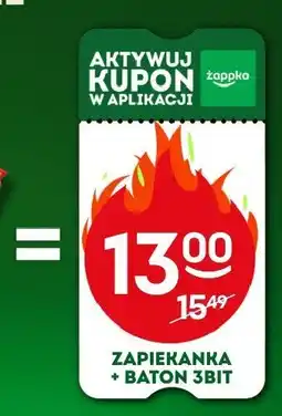 Żabka Zapiekanka + baton 3bit Żabka oferta