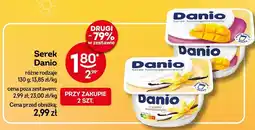 Żabka Serek Danio różne rodzaje oferta