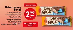 Żabka Baton ryżowy Sonko w białej czekoladzie/w czekoladzie mlecznej oferta