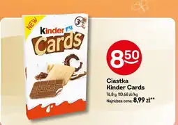Żabka Ciastka Kinder Cards oferta