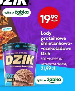 Żabka Lody proteinowe śmietankowo-czekoladowe Dzik oferta