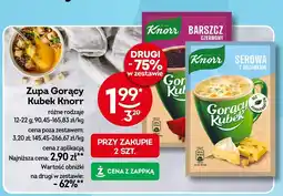 Żabka Zupa Gorący Kubek Knorr serowa z grzankami oferta