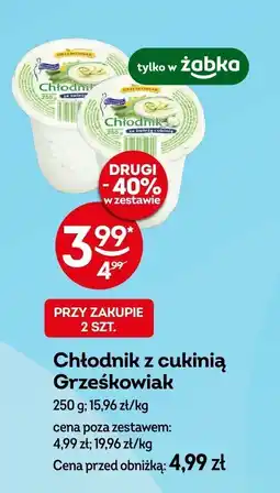 Żabka Chłodnik z cukinią Grześkowiak oferta
