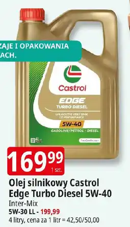 E.Leclerc Olej silnikowy Castrol Edge Turbo Diesel 5W-40 Inter-Mix oferta