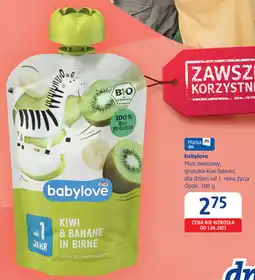dm drogerie markt Babylove mus owocowy oferta
