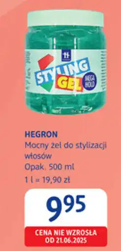 dm drogerie markt HEGRON Mocny żel do stylizacji włosów oferta
