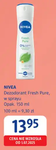 dm drogerie markt NIVEA Dezodorant Fresh Pure, w sprayu oferta