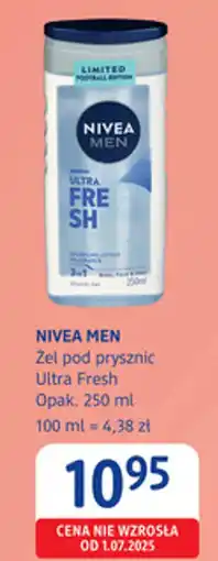 dm drogerie markt NIVEA MEN Żel pod prysznic Ultra Fresh oferta