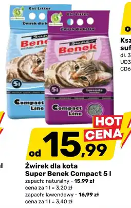 Bricomarche Żwirek dla kota Super Benek Compact oferta