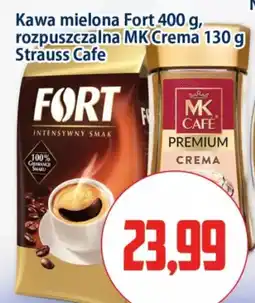 Kupiec Kawa mielona Fort, rozpuszczalna MK Crema Strauss Cafe oferta