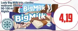 Kupiec Lody Big Milk trio, ciastko Algida oferta