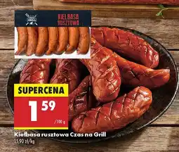 Biedronka Kiełbasa rusztowa Czas na Grill oferta