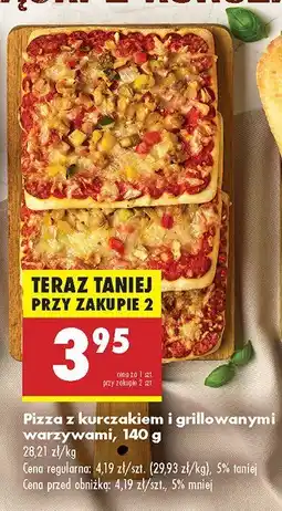 Biedronka Pizza z kurczakiem i grillowanymi warzywami Biedronka oferta