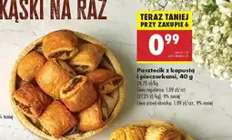 Biedronka Pasztecik z kapustą i pieczarkami Biedronka oferta
