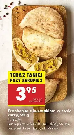Biedronka Przekąska z kurczakiem w sosie curry Biedronka oferta